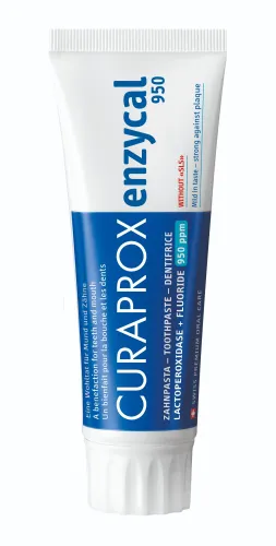 Зубная паста Curaprox Enzycal 950 с фтором, 75 мл