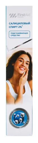 First Aid / Ферстэйд Лосьон для лица подсушивающий для жирной кожи любого возраста с салициловой кислотой и ионами серебра 30мл / тоник