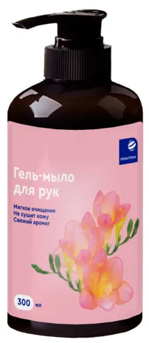 Проаптека Жидкое гель-мыло для рук мягкое очищение со свежим ароматом 300мл / гигиена и уход