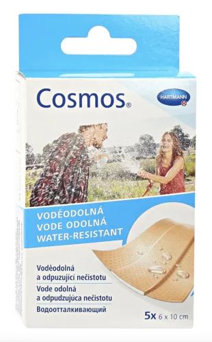 Пластырь Cosmos Water-resistant телесный 6x10 5шт