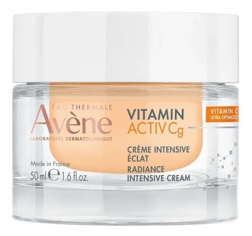 Avene / Авен Дневной крем для лица Vitamin Activ Cg интенсивный, против морщин и пигментации, с гиалуроновой кислотой, для чувствительной кожи, 50мл / уходовая косметика