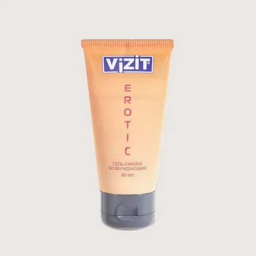 Лубрикант гель Vizit Erotic возбуждающий, 50мл