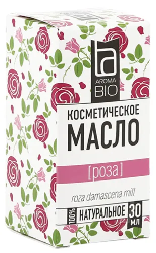 Aroma Bio / Арома Био Масло косметическое розы для ухода за волосами, кожей и массажа, 30мл / уходовая косметика