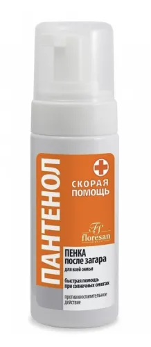 Floresan / Флоресан Формула 314 Пенка после загара для всей семьи с пантенолом флакон 150мл / крем после солнца