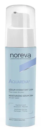 Noreva / Норева Aquareva Сыворотка для лица увлажняющая для всех типов кожи с гиалуроновой кислотой, 30мл / уходовая косметика