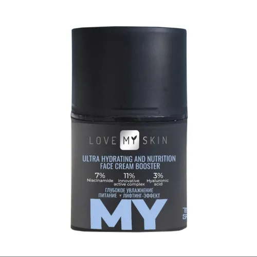Love my skin / Лав май скин Дневной крем для лица ультраувлажняющий и питательный с лифтинг-эффектом, 50мл / уходовая косметика