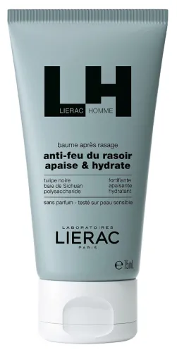Бальзам после бритья Lierac Homme 75мл для чувствительной кожи