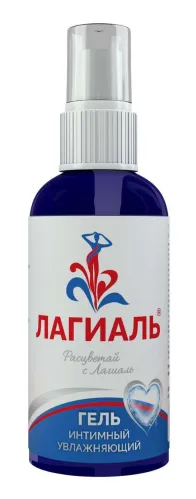 Гель для интимной гигиены Лагиаль увлажняющий с коллоидным серебром и молочной кислотой, 50мл
