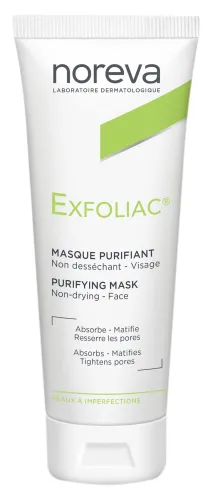 Маска Noreva Exfoliac очищающая для жирной кожи, 50мл