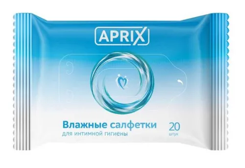 Влажные салфетки Aprix для интимной гигиены, 20шт