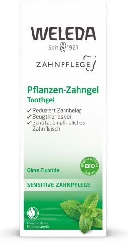 Зубная паста Weleda / Веледа Pflanzen растительная для всей семьи с экстрактом лекарственных растений от кариеса, 75мл / уход за полостью рта