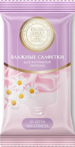 Влажные салфетки FIORI DEA для интимной гигиены, 20шт