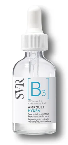 SVR / СВР Сыворотка-уход для лица Ampoule Hydra [B3] концентрированная от морщин для чувствительной зрелой кожи с витамином В3, 30мл / уходовая косметика