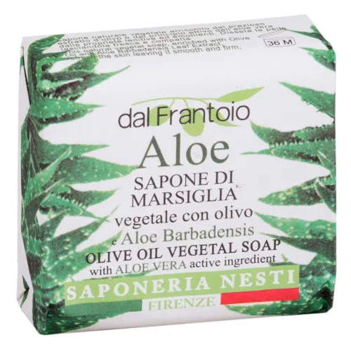 Nesti Dante / Нести Данте Мыло твердое Dal Frantoio Aloe туалетное с растительными экстрактами и маслами, 100г / гигиена и уход