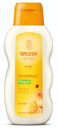 Weleda / Веледа Масло детское для тела Календула для чувствительной кожи с первых дней жизни, 200мл / уходовая косметика