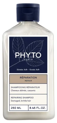 Phyto / Фито Repair Шампунь восстанавливающий для поврежденных и ломких волос с маслом ши 250мл / уходовая косметика