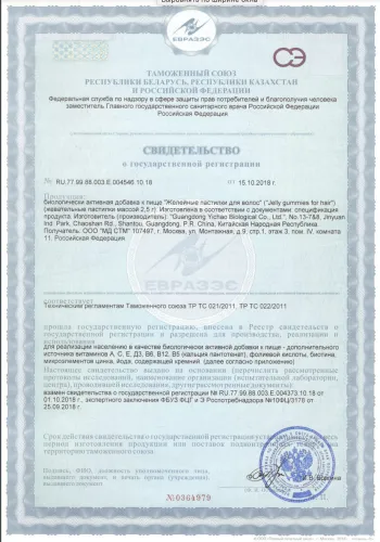 Витамины VITATEKA Биотин + Сила волос 60шт.