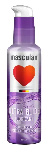 Лубрикант гель смазка Masculan / Маскулан Ультра скольжение смягчающий увлажняющий с провитамином В5 и экстрактом ромашки, 130мл / интимные товары