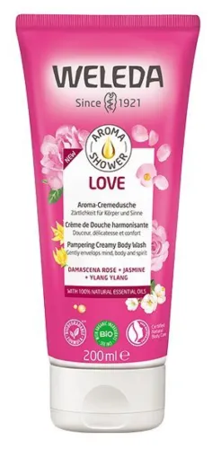 Weleda / Веледа Гель для душа Love увлажняющий с ароматом романтической розы, 200мл / гигиена и уход