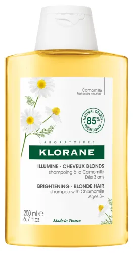 Klorane / Клоран Шампунь для светлых волос с экстрактом ромашки 200мл / уходовая косметика