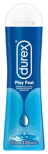 Лубрикант гель смазка Durex / Дюрекс Play Feel с увлажняющим эффектом без искусственных красителей и ароматизаторов 100мл / интимные товары