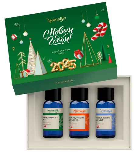 AromaBio / АромаБио Эфирное масло пихты, лаванды и апельсина флакон 3шт. по 10мл