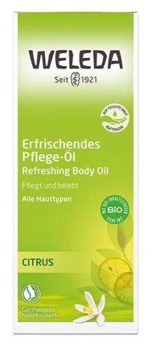 Weleda / Веледа CITRUS Масло косметическое цитрусовое освежающее, для ухода за кожей и массажа, 100мл / уходовая косметика