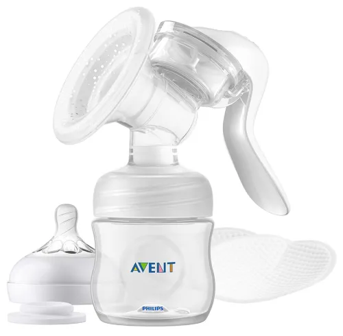 Молокоотсос Philips Avent / Филипс Авент Comfort SCF430/10 ручной, в корпусе из полипропилена, прозрачный, 125мл