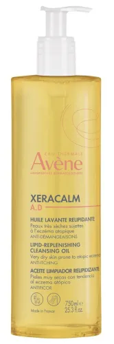 Avene XeraCalm A.D очищающее масло для лица и тела, 750мл