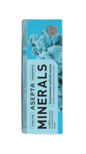 Зубная паста Асепта Plus Реминерализация профессиональная с гидроксиапатитом для восстановления эмали 75г / уход за полостью рта