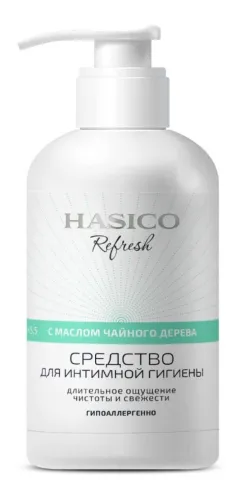 Средство для интимной гигиены Hasico / Хасико Classic мыло длительное ощущение чистоты и свежести, с маслом чайного дерева, 250мл