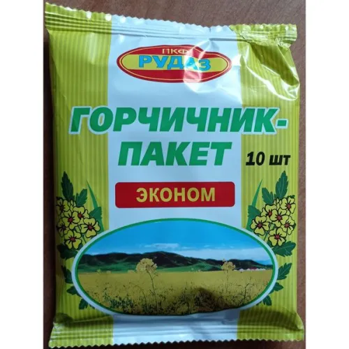 Горчичник-пакет ПКФ Рудаз Эконом, 10 шт