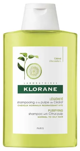Klorane / Клоран Шампунь для блеска волос тонизирующий с мякотью цитрона 400мл / уходовая косметика