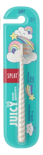 Детская зубная щетка Splat Juicy lab ионы серебра мягкая
