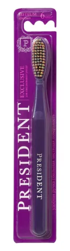 Зубная щетка President Exclusive medium средней жесткости