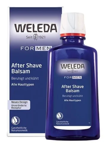 Бальзам после бритья Weleda / Веледа FOR MEN успокаивающий для чувствительной кожи с экстрактом ромашки и мирры, 100мл / мужская косметика