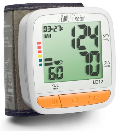 Тонометр Little Doctor LD12 автоматический на запястье, серый