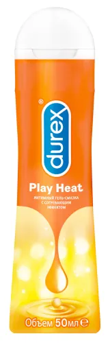 Лубрикант гель смазка Durex Play Heat согревающий, 50мл