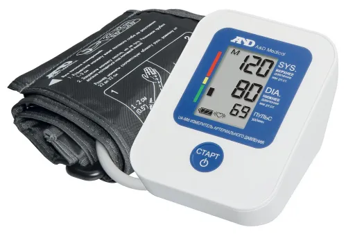 Тонометр автоматический A&D UA-888 Эконом, манжета 22-32см, серый