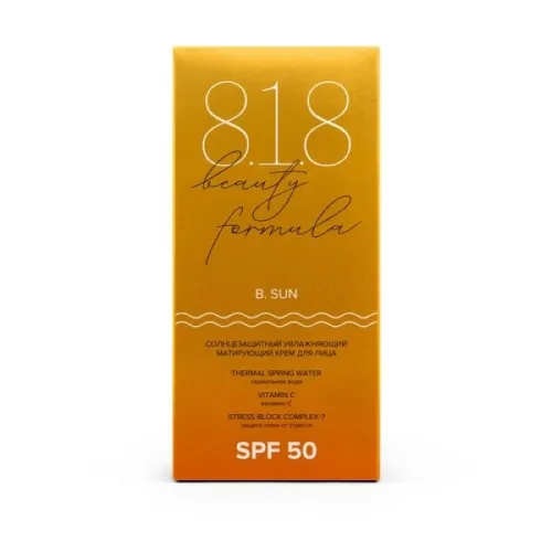 Крем для лица 8.1.8 Beauty Formula SPF 50 увлажняющий 50мл