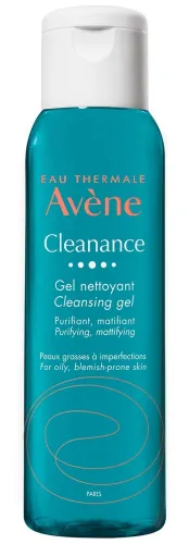 Avene / Авен Гель для умывания лица Cleanance очищающий матирующий, для жирной и проблемной кожи, с термальной водой, 100мл / уходовая косметика