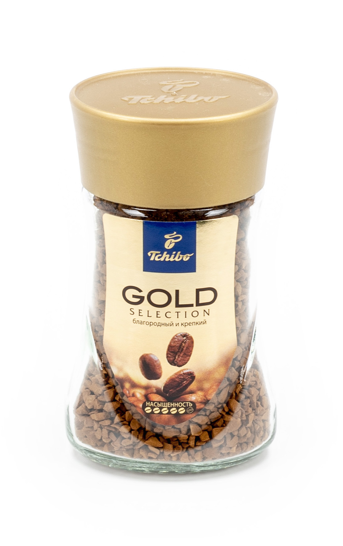 Кофе растворимый Tchibo Gold Selection благородный и крепкий 47.5г