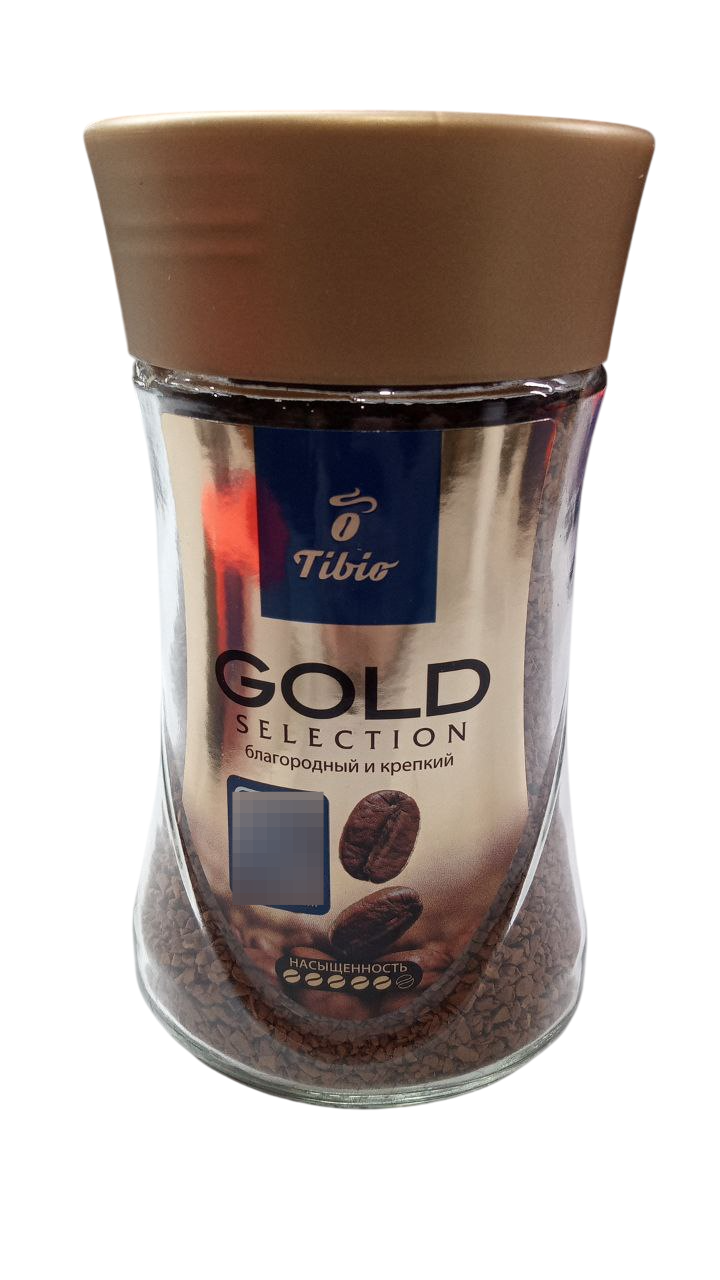 Кофе растворимый Tibio / Тибио Gold Selection натуральный, сублимированный 95г