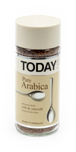 Кофе растворимый TODAY Pure Arabica 95г, Германия