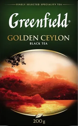 Чай листовой Greenfield Golden Ceylon черный 200г