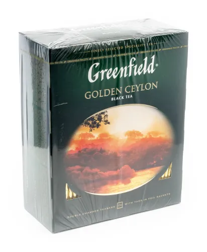Чай в пакетиках Greenfield Golden Ceylon черный, 100 шт.