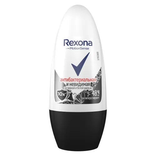 Дезодорант Rexona Антибактериальный роликовый 50мл 90017491