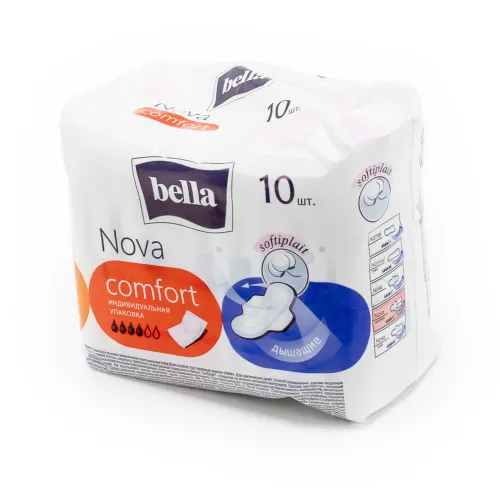 Прокладки BELLA Nova Comfort 4 капли, дышащие, 10шт