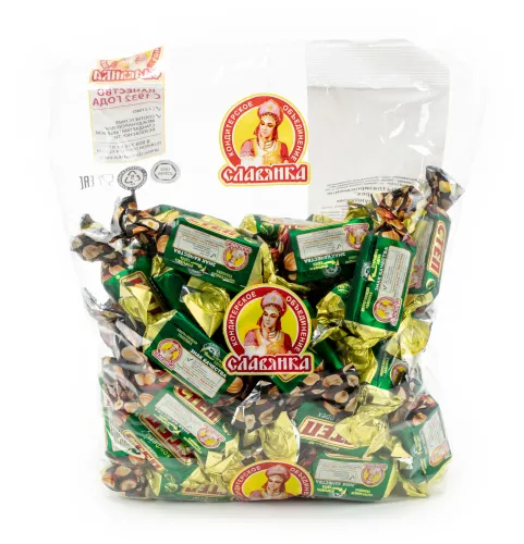 Конфеты Славянка Степ лесной орех с арахисом и фундуком 1кг
