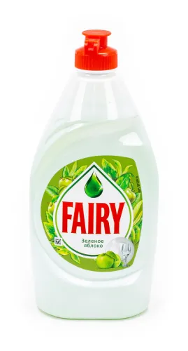 Средство для мытья посуды Fairy / Фейри Зеленое яблоко 450мл / моющие средства